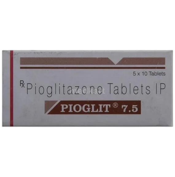 pioglit 7.5mg tablet 10's